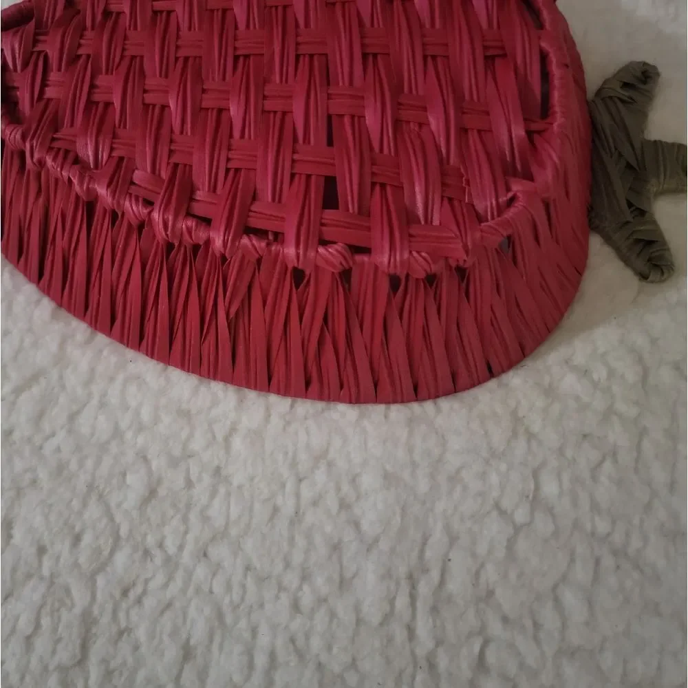 🆕️🍓Strawberry Storage Basket Summer Pool Party BBQ Red & Green